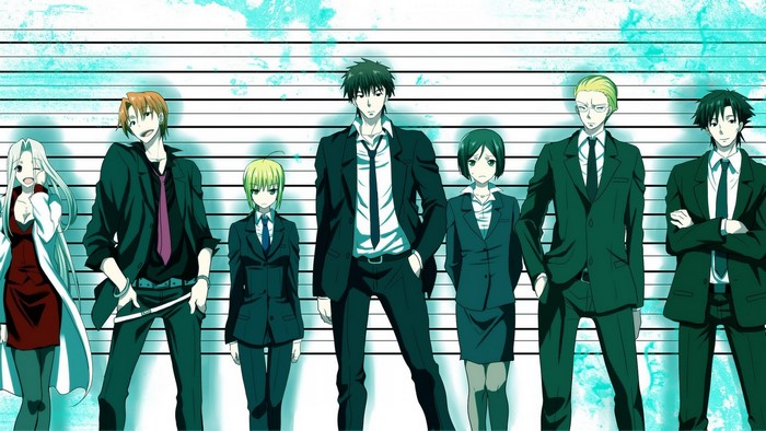 Characters from Fate/Zero in a lineup