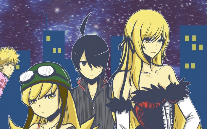 Oshino Shinobu and Araragi Koyomi from Monogatari Series