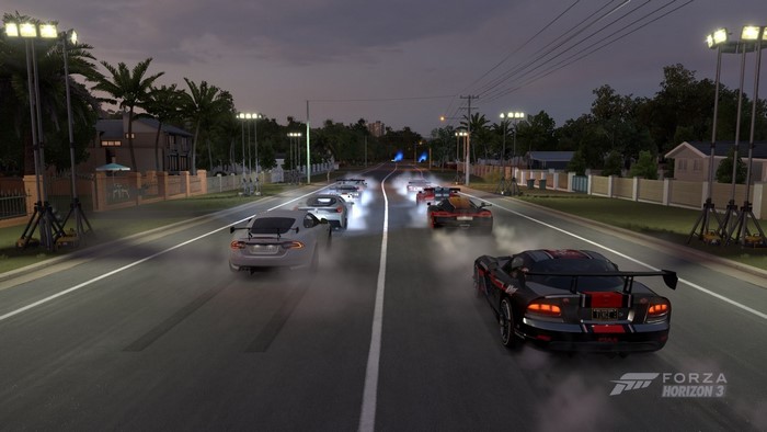 Forza Horizon 3: Dodge Viper ACR and other supercars racing