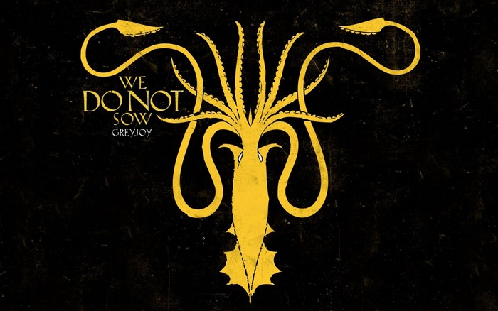 House Greyjoy Kraken Logo from Game of Thrones