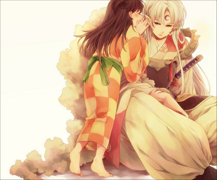 Rin and Sesshomaru from Inuyasha