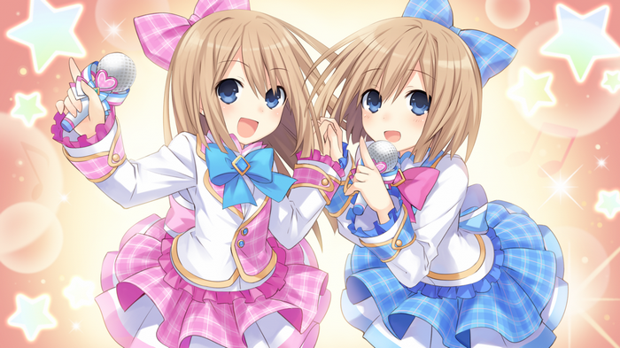 Ram and Rom from Hyperdimension Neptunia singing