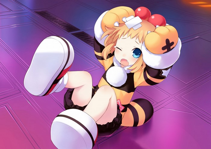 Peashy from Hyperdimension Neptunia