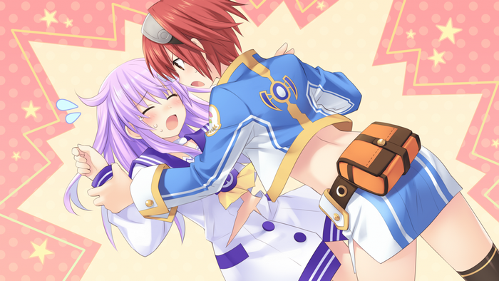 Nepgear and Falcom from Hyperdimension Neptunia
