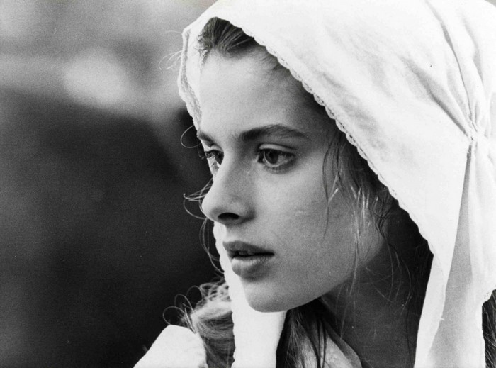 Nastassja Kinski wearing a headscarf