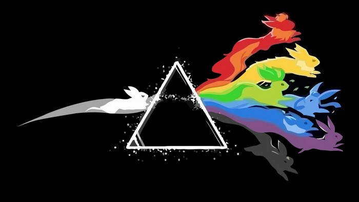 Pokémon Eeveelutions Prism Artwork