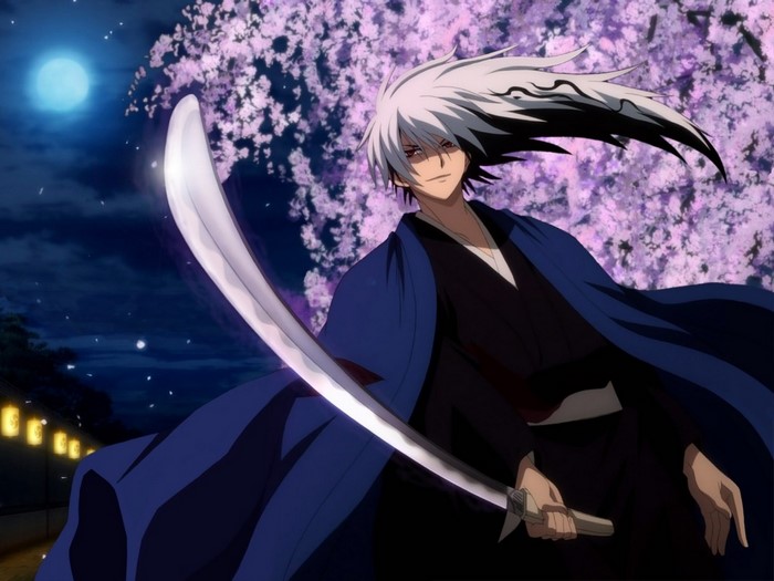 Nura Rikuo from Nurarihyon no Mago with a sword