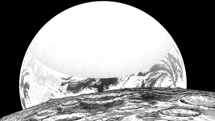 Earth and Moon from Berserk by Kentaro Miura