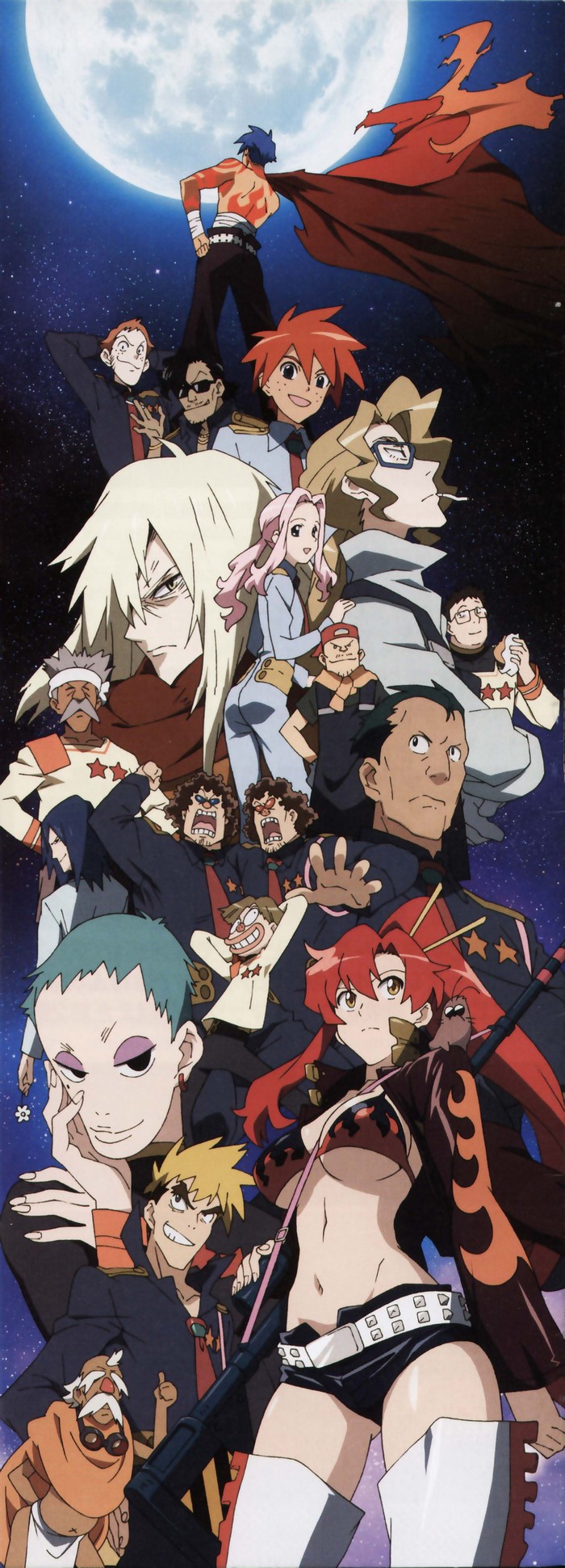 Tengen Toppa Gurren Lagann characters illustration