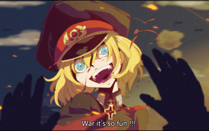 Youjo Senki Tanya Degurechaff Intense War Scene