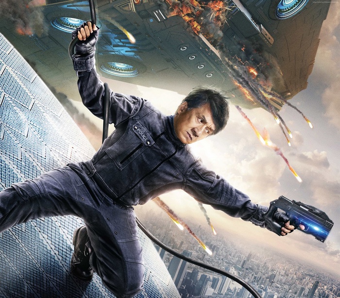 4K Poster of Jackie Chan from Bleeding Steel