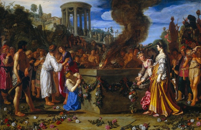The Funeral of Lucretia by Pieter Lastman