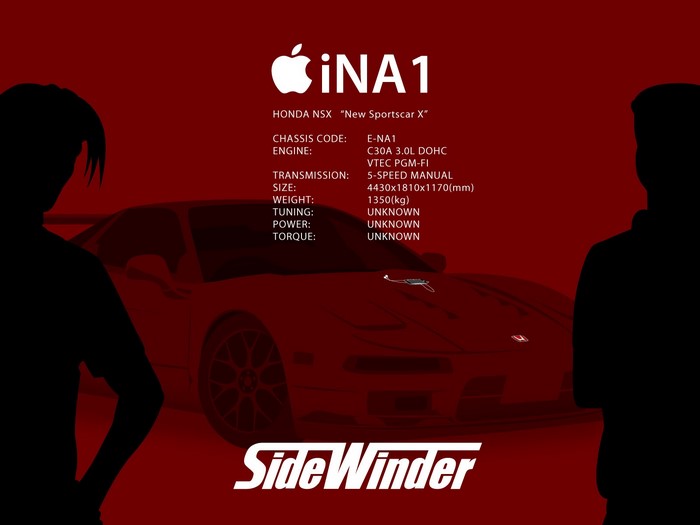 Honda NSX "New Sportscar X" "iNA1" "SideWinder"