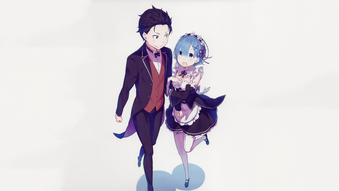 Rem and Natsuki Subaru from Re: Zero