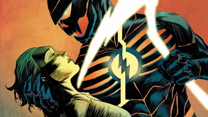The Flash and a woman in distress