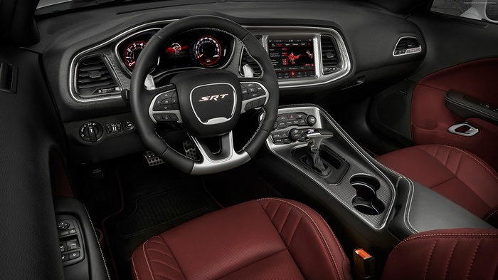 Interior of a 2019 Dodge Challenger SRT Hellcat