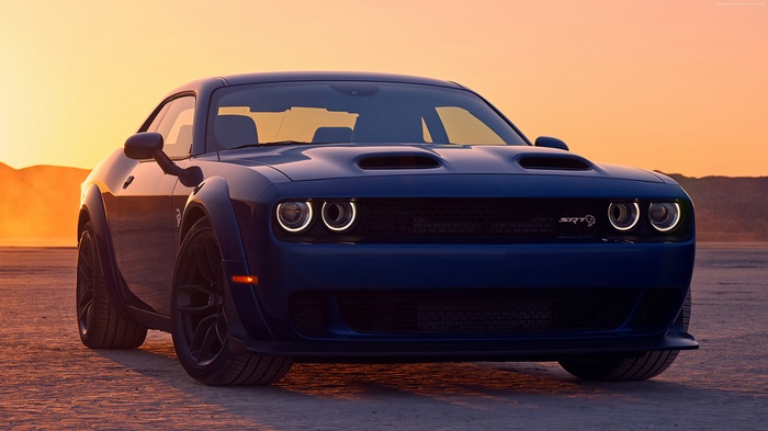 4K Dodge Challenger SRT Hellcat car
