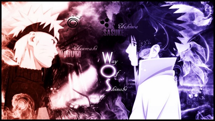 Naruto and Sasuke from Naruto Shippuden