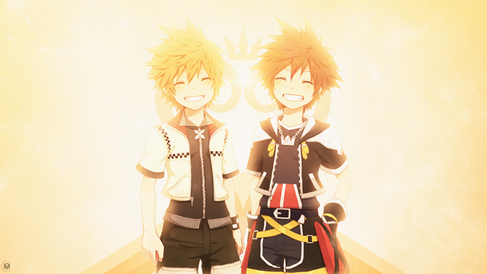 Roxas and Sora from Kingdom Hearts