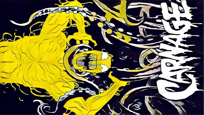 Carnage from Marvel Comics illustration