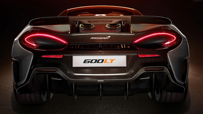 McLaren 600LT rear view