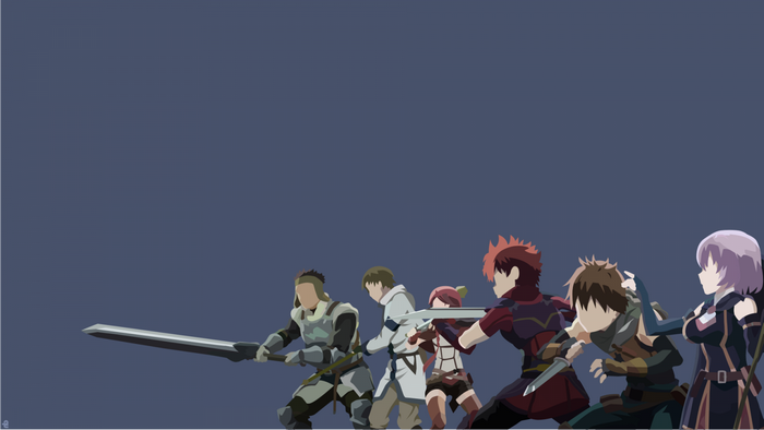 Characters from Hai to Gensou no Grimgar