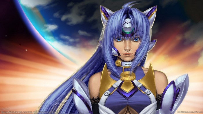 KOS-MOS from Xenosaga in space