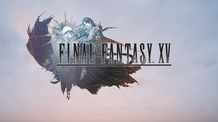 Final Fantasy XV logo with artwork