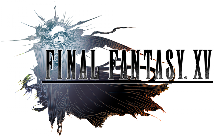 Final Fantasy XV logo with artwork
