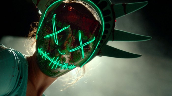 The Purge Statue of Liberty Mask Close Up