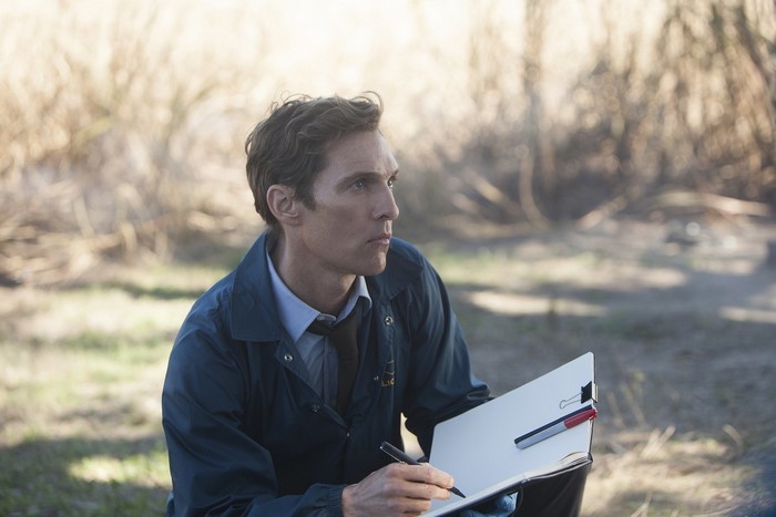 Matthew McConaughey as Rust Cohle in True Detective
