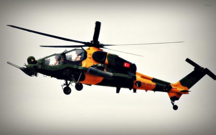 TAI T129 Atak helicopter of the Turkish Air Force