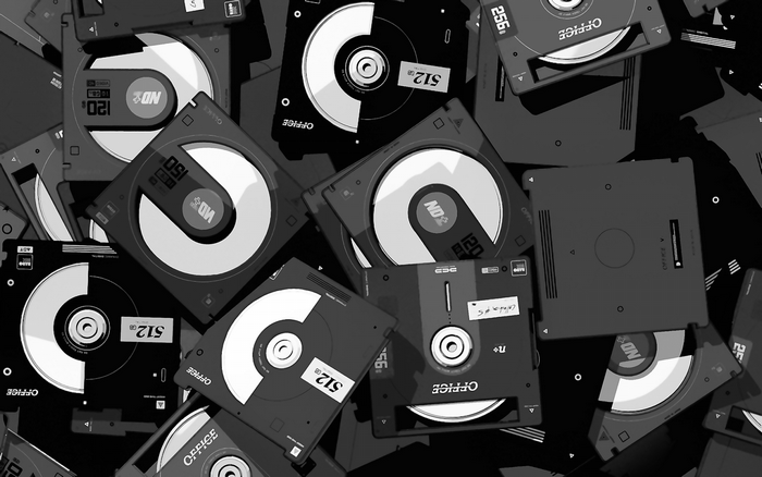 Scattered optical media disks and cartridges