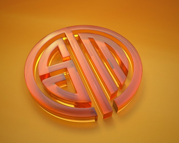 Team Solomid logo on a yellow background