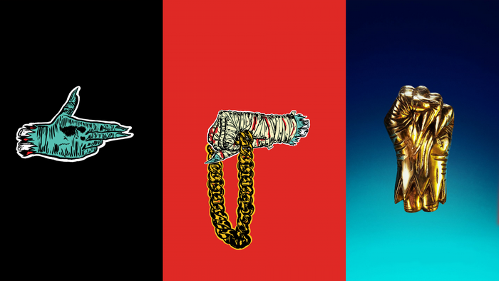 Run The Jewels hands illustration