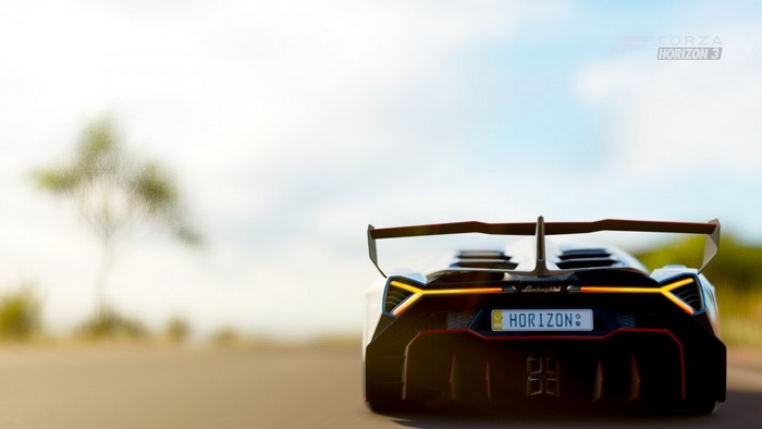 Lamborghini sports car in Forza Horizon 3