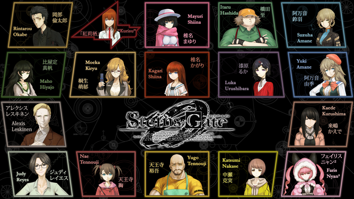 Steins;Gate Characters Montage