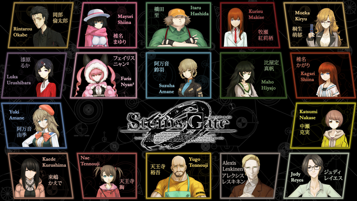 Steins;Gate Characters Collage