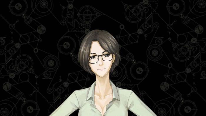 Kurisu Makise from Steins;Gate wearing glasses