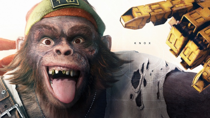 Monkey character from Beyond Good and Evil 2 poster