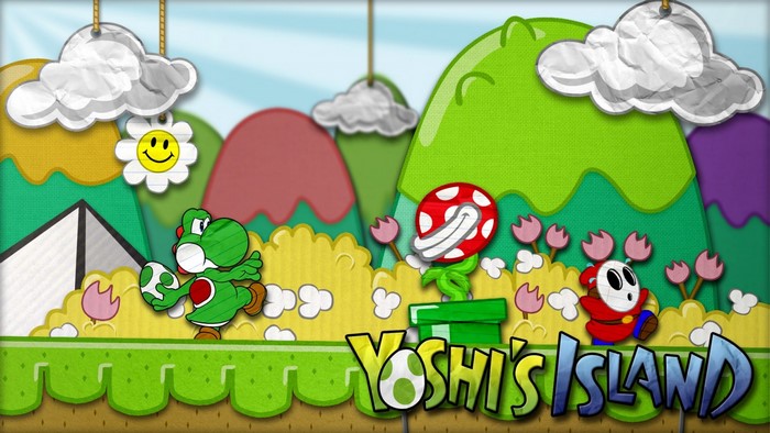 Yoshi and Shy Guy from Yoshi's Island