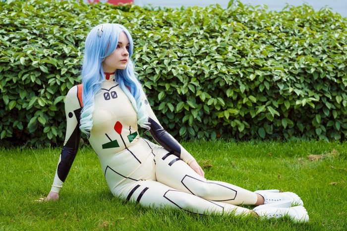 Rei Ayanami from Neon Genesis Evangelion cosplay