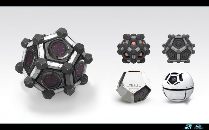 XCOM 2 concept art of various drones