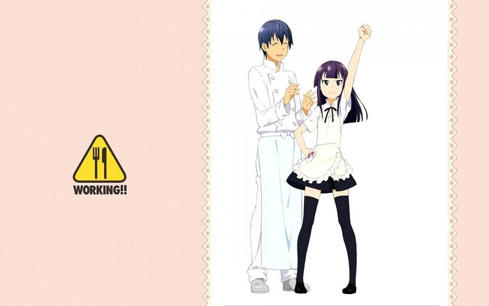 Working!! Anime Illustration with Yamada Aoi and Souma Hiroomi