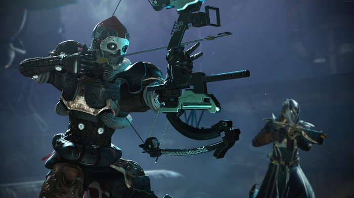 Destiny 2: Forsaken screenshot with bow-wielding characters