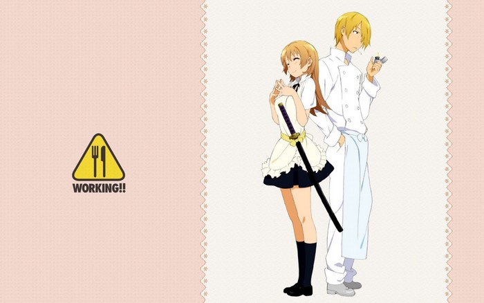 Working!! Satou Jun and Todoroki Yachiyo