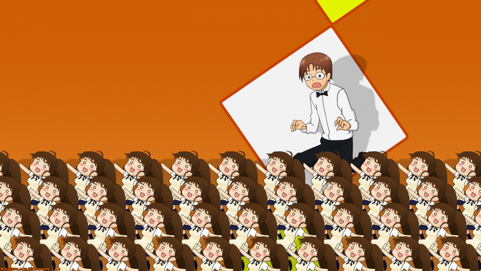 Takanashi Souta and Taneshima Popura choir