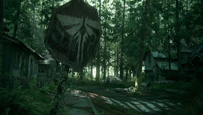 The Last of Us Part II Apocalyptic Forest Scene