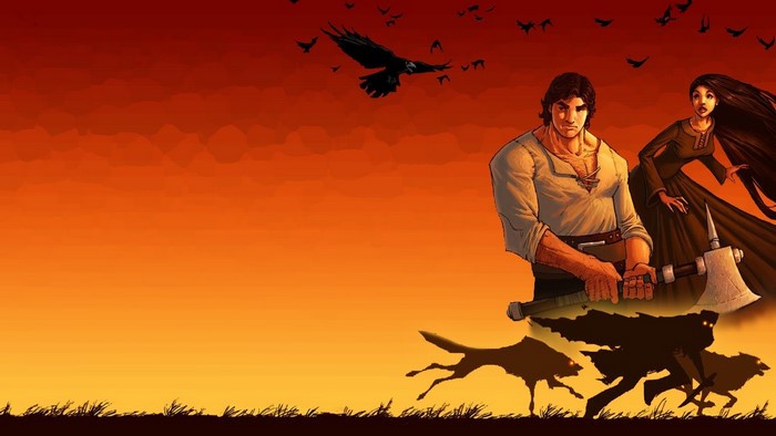 Perrin Aybara and a woman from The Wheel of Time