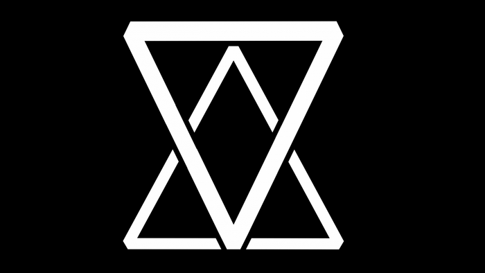 Interlocking triangles logo